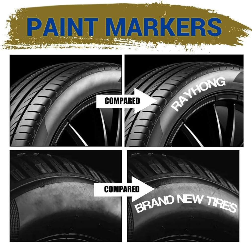 White Waterproof Cars Wheel Ti - Tee Height Marker 评论和价格