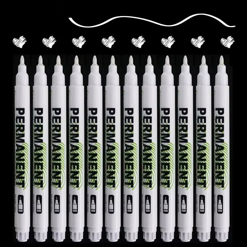 5Pcs White Marker Pens White M - Tee Height Marker 评论和价格