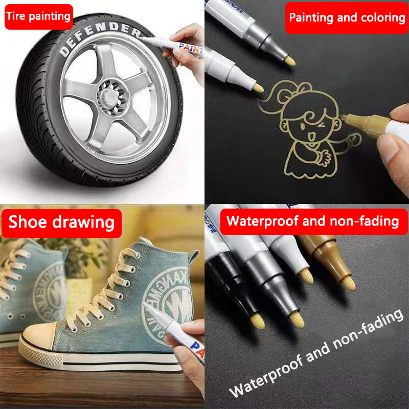 1-5pcs White Marker Paint Pen  - Tee Height Marker 评论和价格