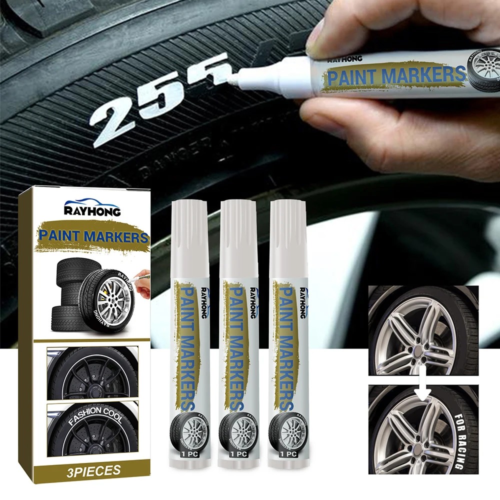 3 White Tire Paint Markers Wat - Tee Height Marker 评论和价格