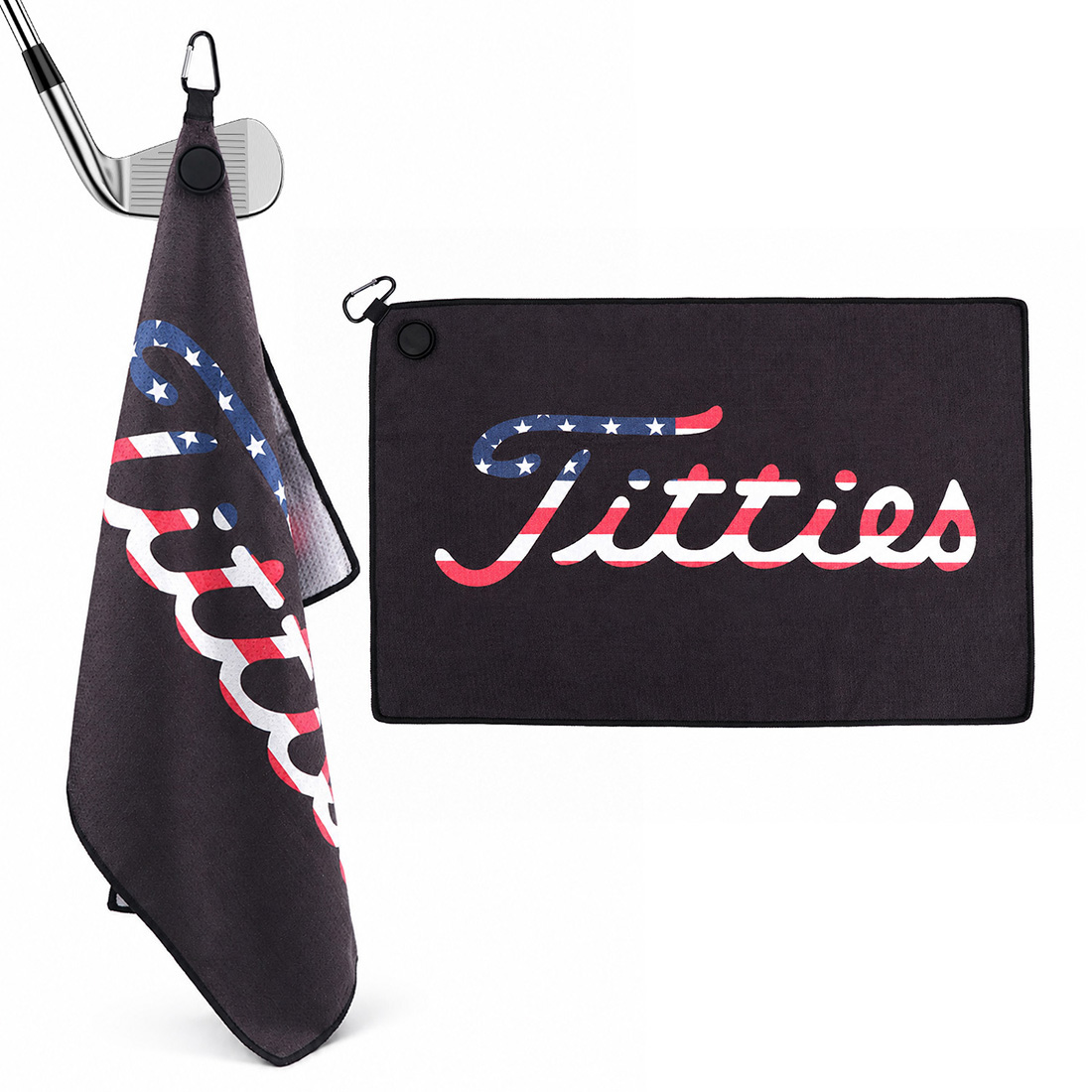 American Flag Magnetic Golf To - Golf Towel Waffle 评论和价格