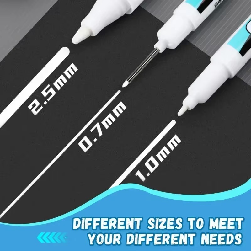 3-1PCS White Marker Pens Oily  - Tee Height Marker 评论和价格